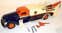 BUDDY L FIRESTONE WRECKER VG ORIG. Ex toy from the "Buddy L Morgue Auction"